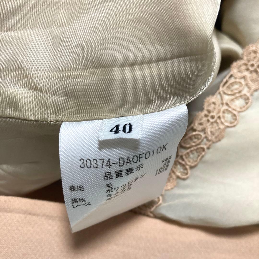 美品✨デイジーリンフォクシー　フレンチハーモニーワンピース　七分袖　L ベージュ