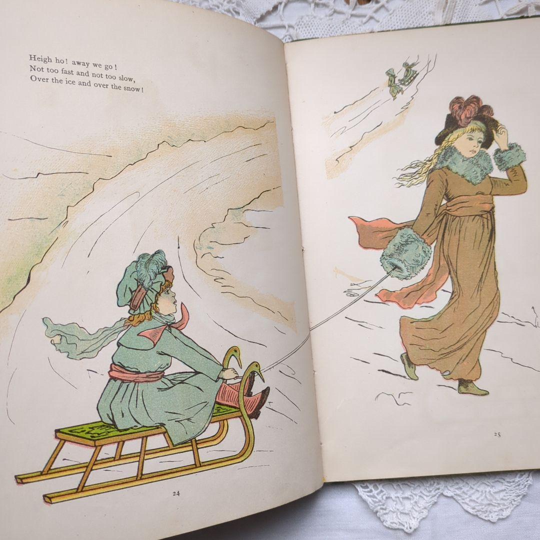 稀少1881年アンティーク絵本 初版本 洋書 児童書 ヴィクトリアン ヴンテージ