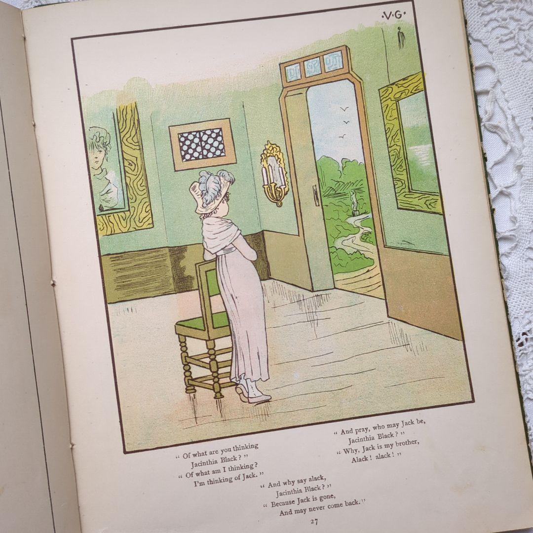 稀少1881年アンティーク絵本 初版本 洋書 児童書 ヴィクトリアン ヴンテージ