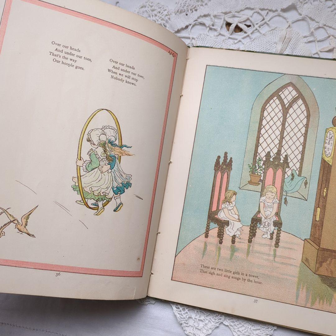 稀少1881年アンティーク絵本 初版本 洋書 児童書 ヴィクトリアン ヴンテージ