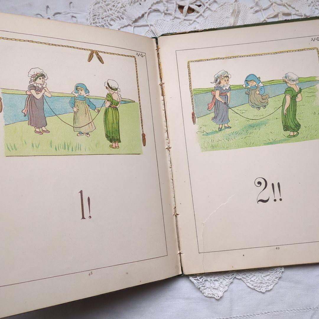 稀少1881年アンティーク絵本 初版本 洋書 児童書 ヴィクトリアン ヴンテージ