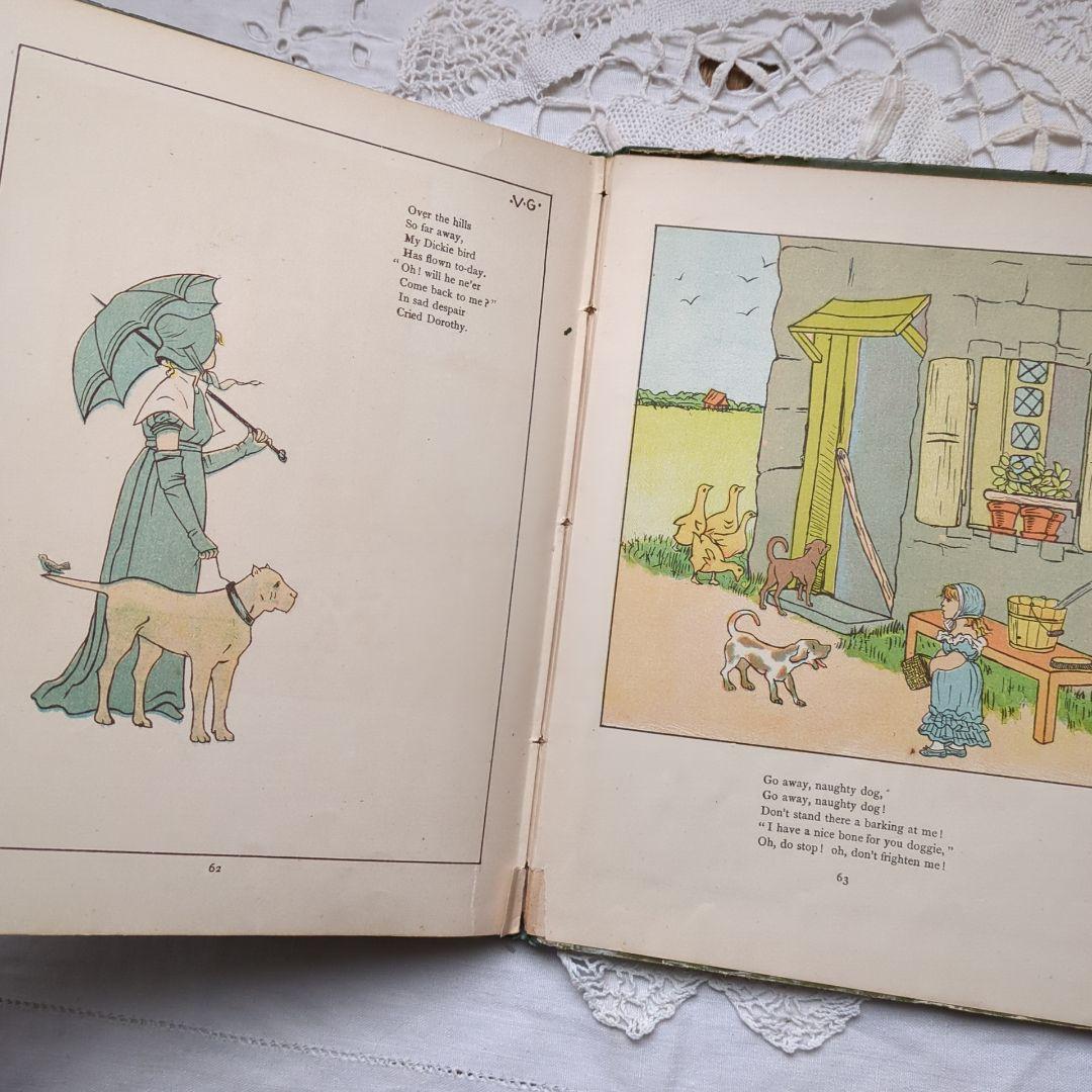 稀少1881年アンティーク絵本 初版本 洋書 児童書 ヴィクトリアン ヴンテージ