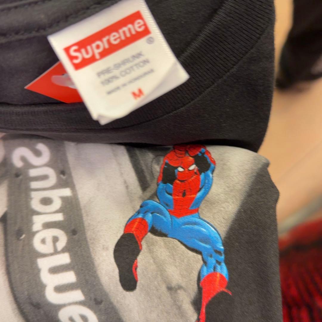 supreme Spider-Man Tee スパイダーマン ブラック