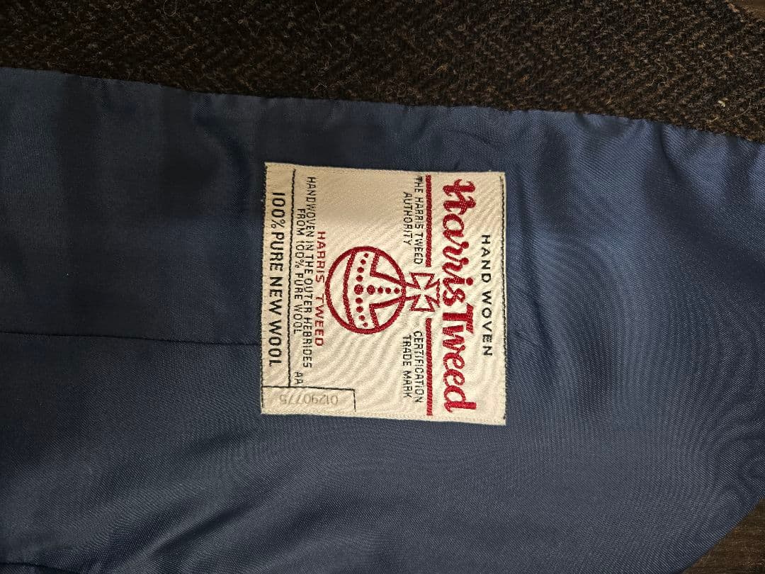 J*N様 Harris Tweed スーツベスト ジレ　サイズM