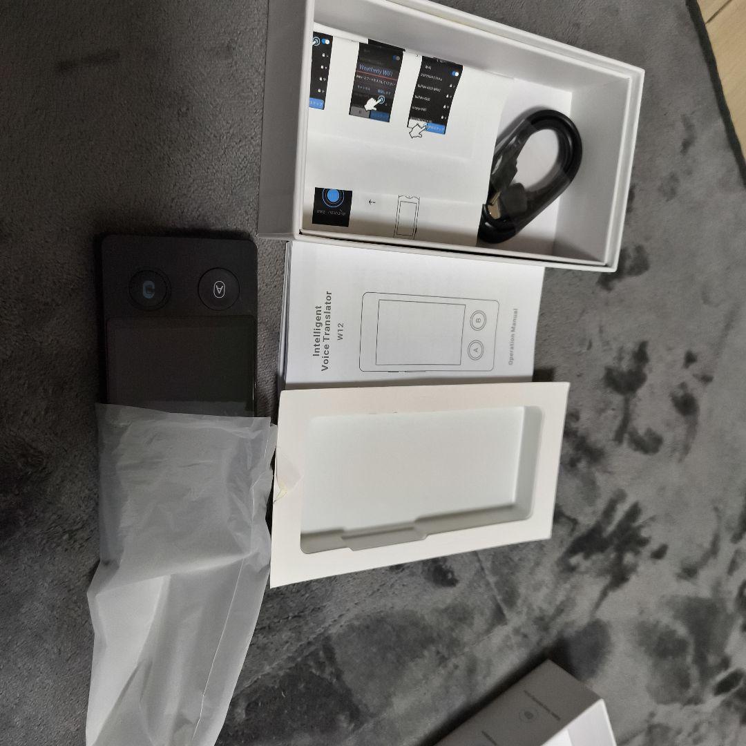AI Voice Translator 翻訳機 model w12