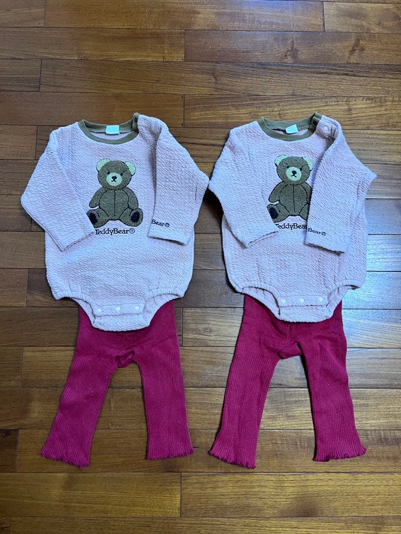 双子 女の子 美品ブランド服まとめ売り 80中心