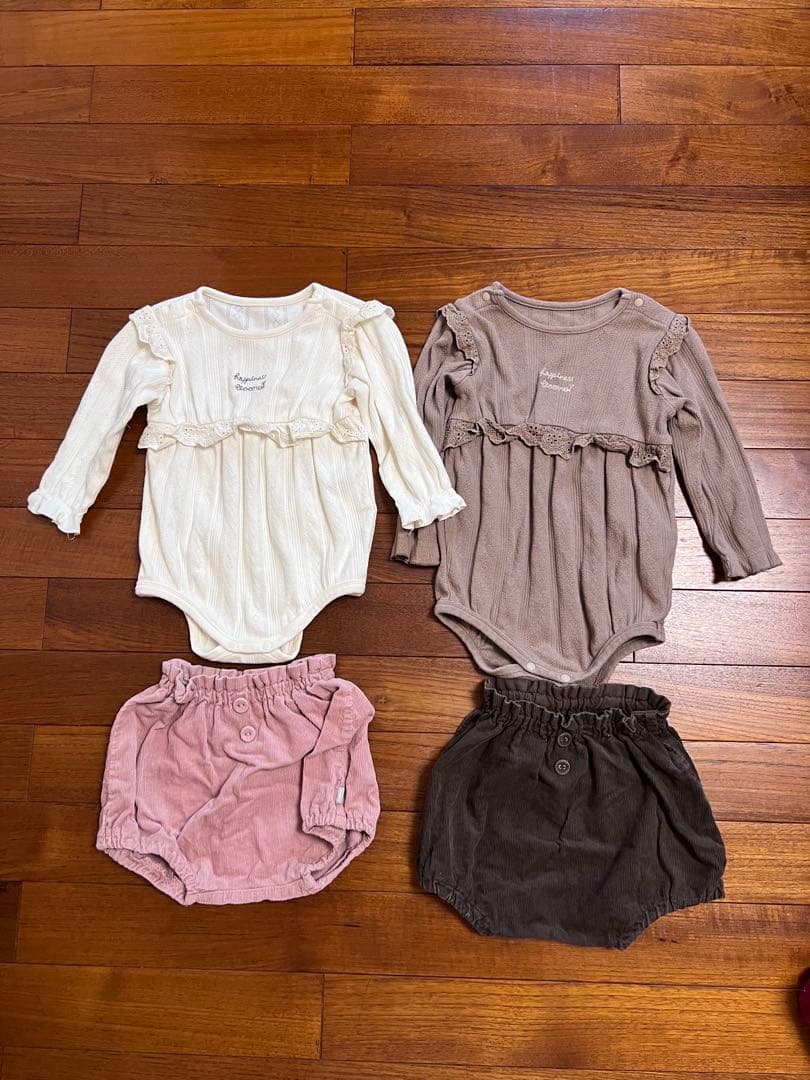 双子 女の子 美品ブランド服まとめ売り 80中心