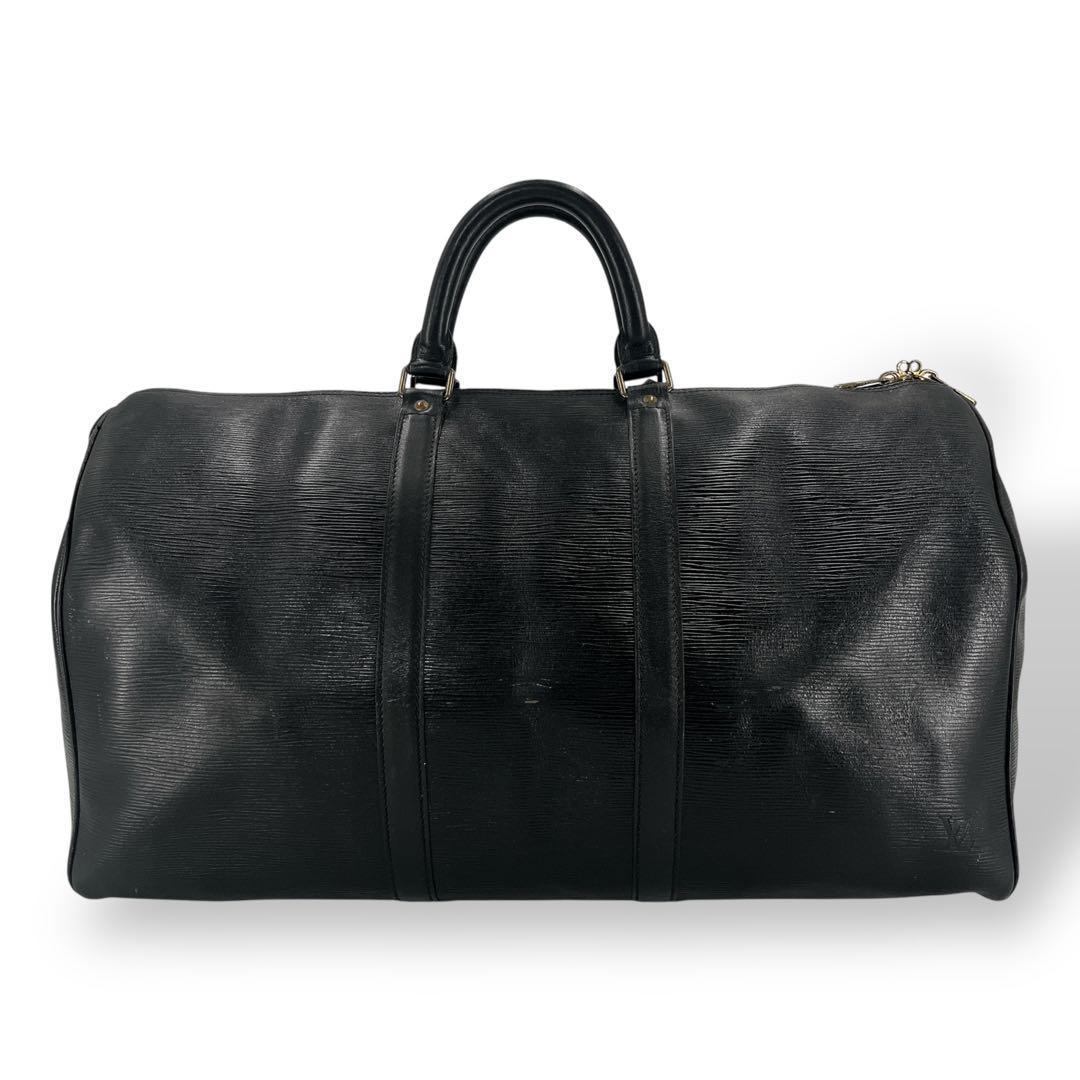 LOUIS VUITTON ボストンバッグ　キーポル50 エピ　旅行カバン　黒