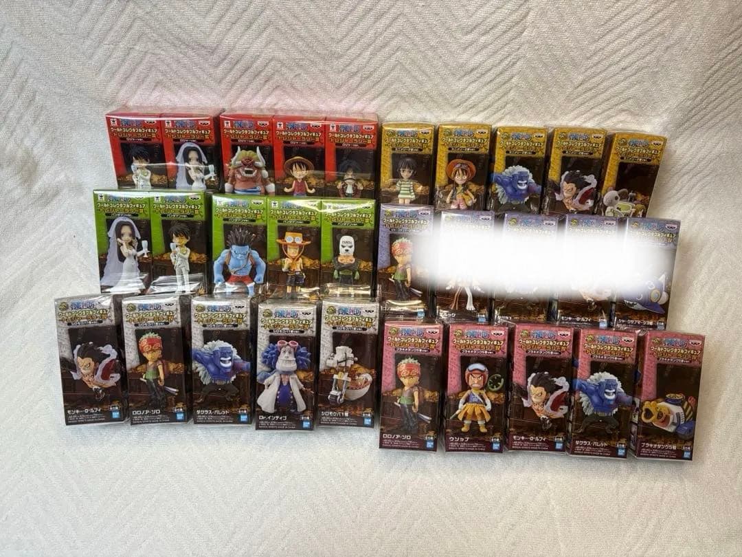 ワンピース ワールドコレクタブルフィギュア トレジャーラリー14種×5セット売り