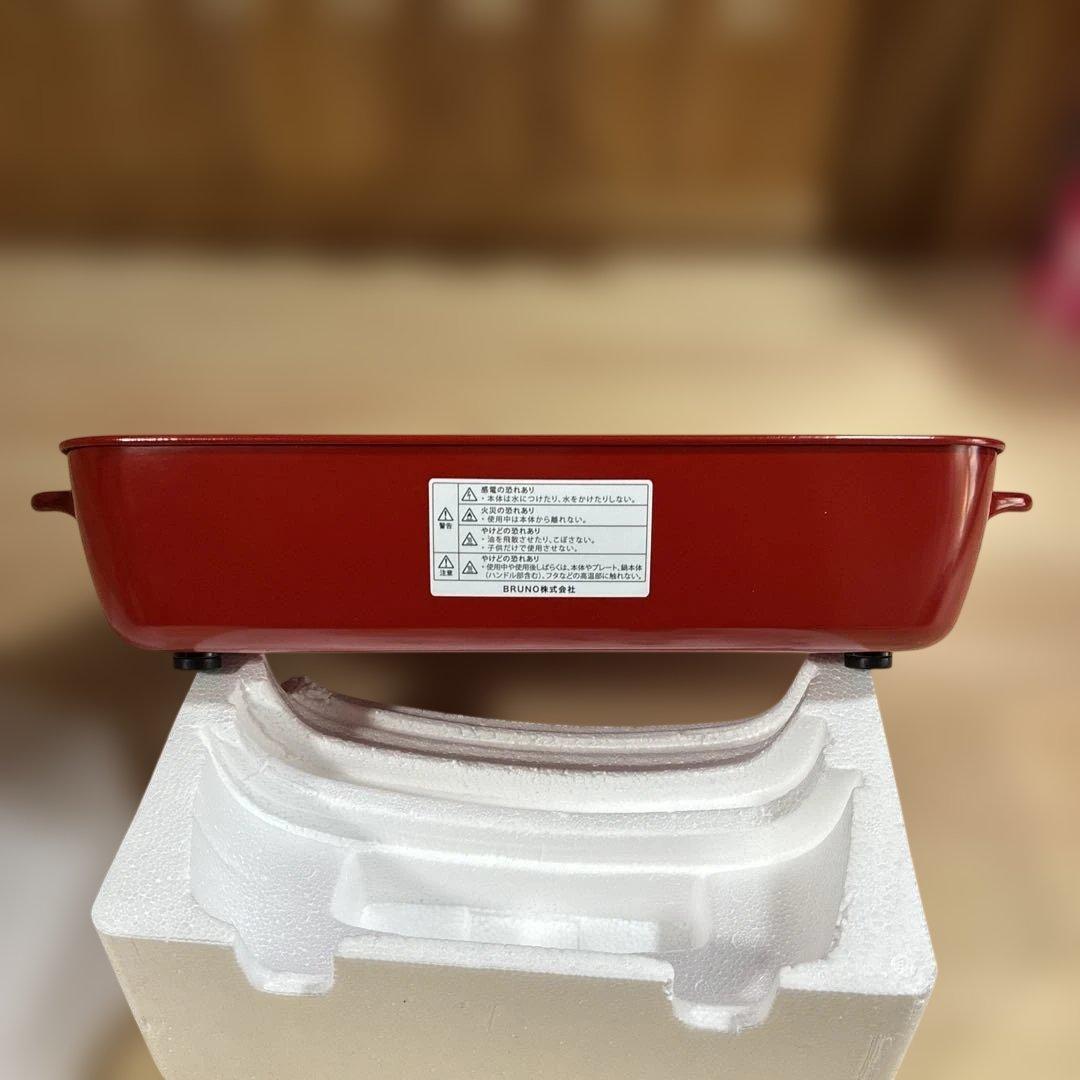 最終sale❣️BRUNO ホットプレート　グランデサイズ　RED すみっこぐらし
