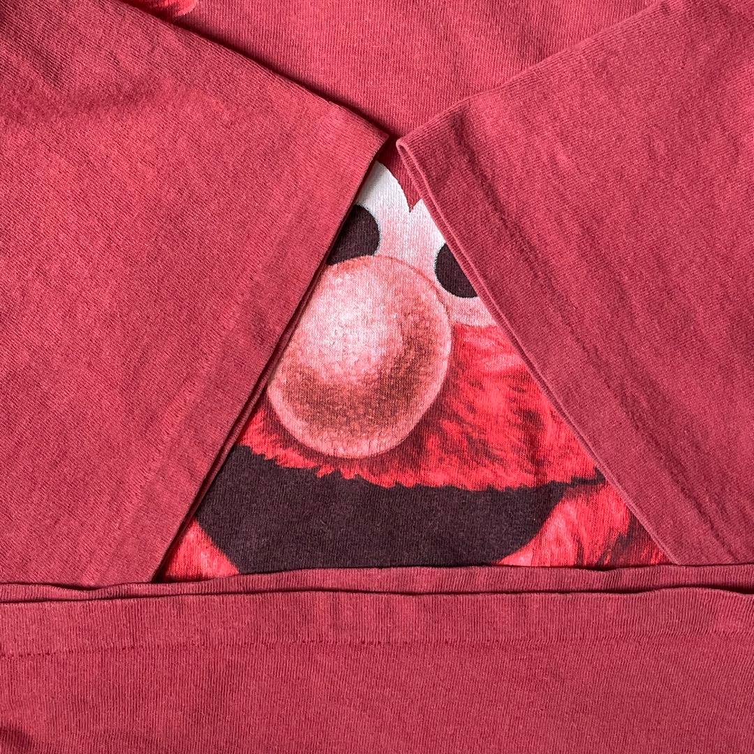 90sヴィンテージTシャツ ELMO カルバンクラインパロディ フェード XL