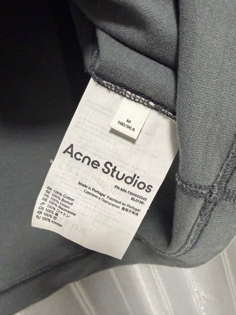 Acne Studios アクネストゥディオズ　スタンプロゴグレーM