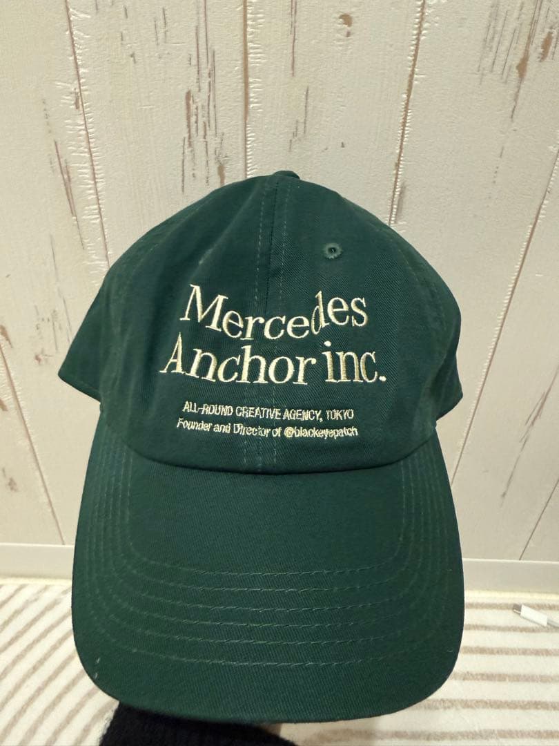 Mercedes Anchor Inc. キャップ グリーン 刺繍 ennoy