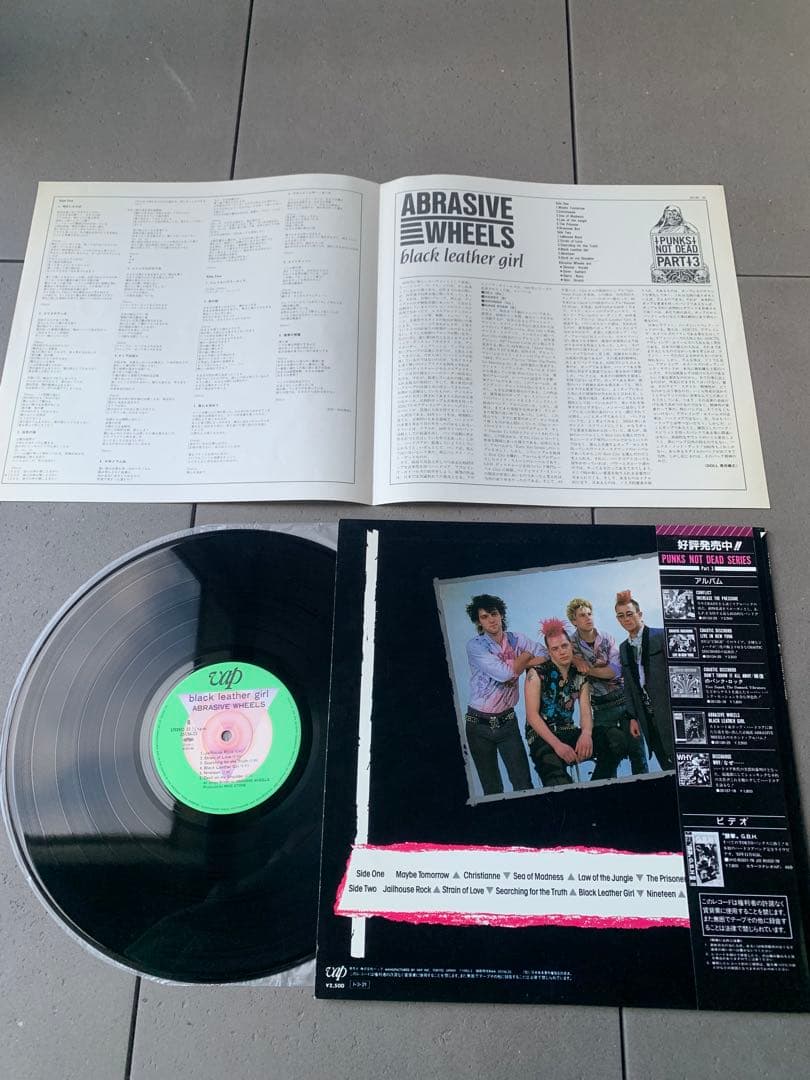 Abrasive Wheels ‎– Black Leather Girl