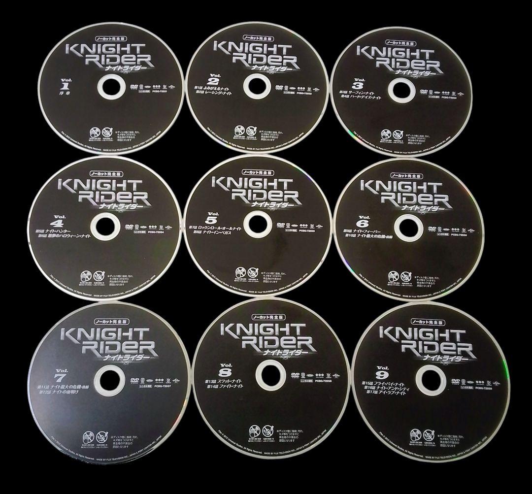 ナイトライダーNEXT DVD 9枚セット(レンタル落ちDVD)3130