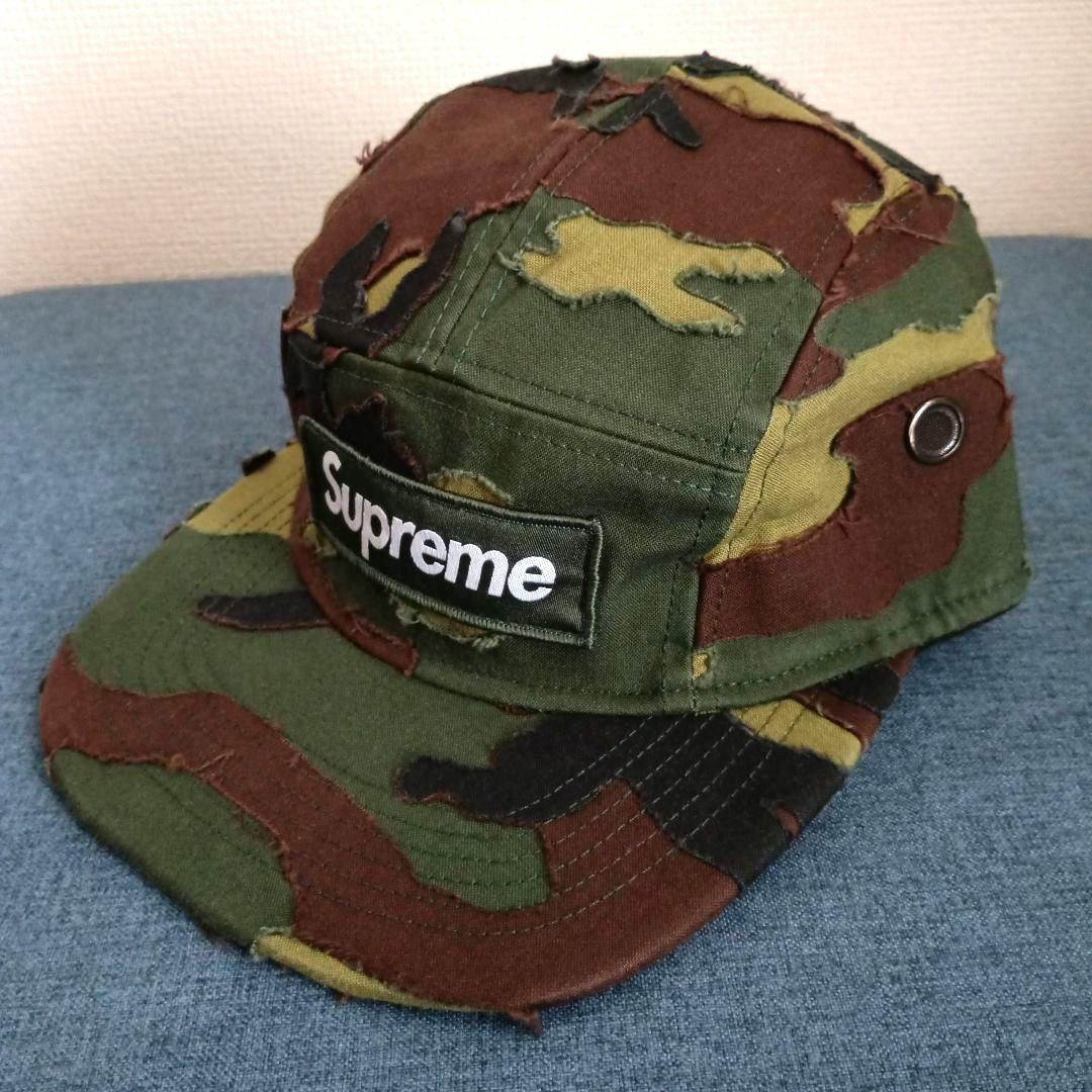 Supreme Layered Camo Box Camp Cap 米国製