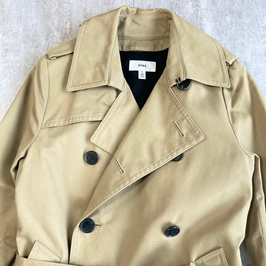 美品⭐️ハイク　HYKE トレンチコート　ライナー　ベルト　チンスト　S