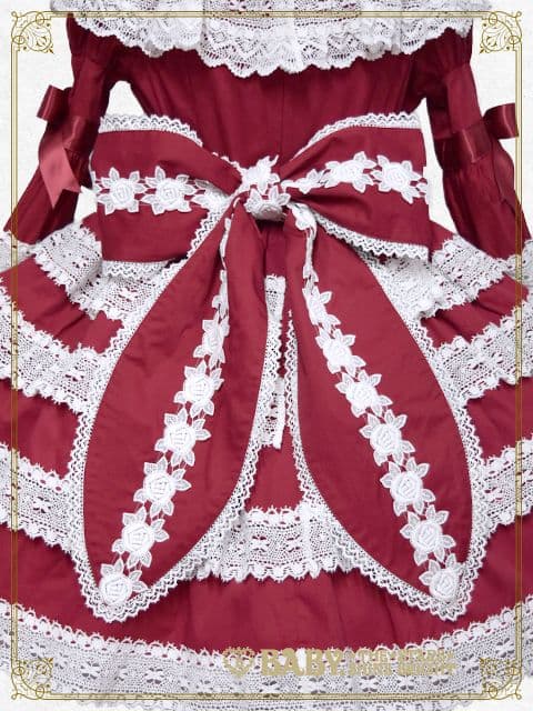 BABY エリザベスワンピース ヘッドドレス セット エンジ ベイビー ロリータ