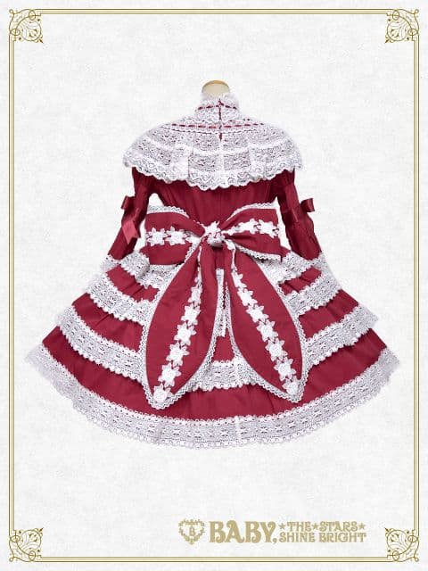 BABY エリザベスワンピース ヘッドドレス セット エンジ ベイビー ロリータ