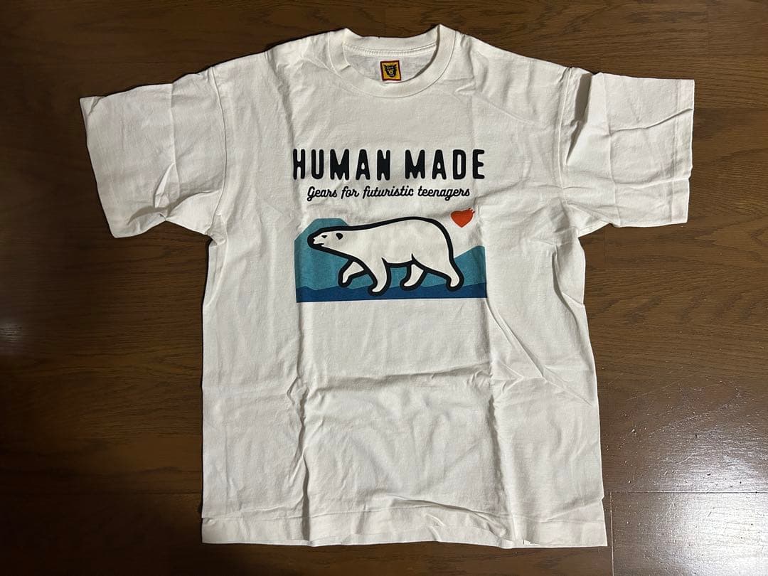 HUMAN MADE シロクマ コットンTシャツ