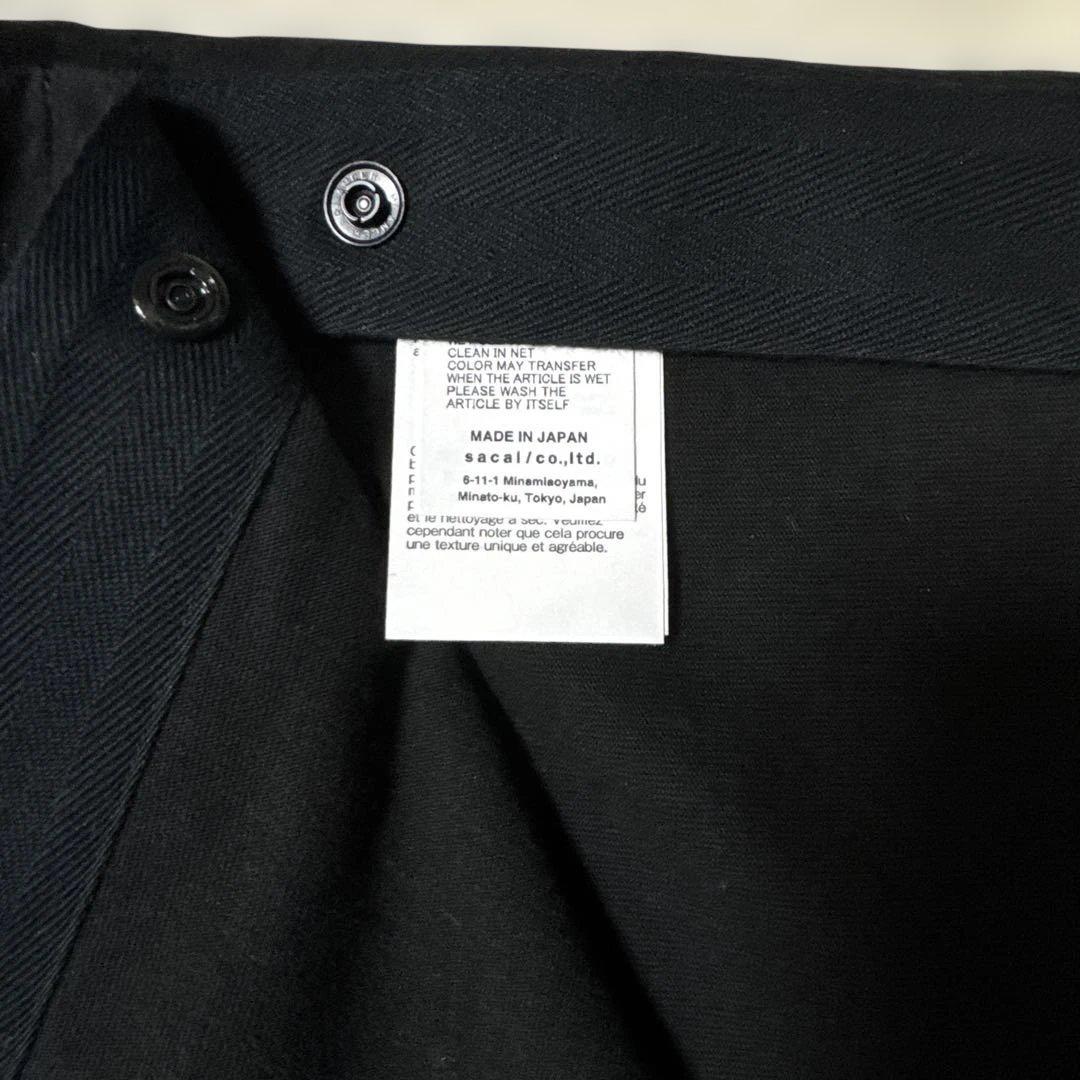 sacai 半袖Tシャツ　ペイズリー　バンダナ　サイズ2
