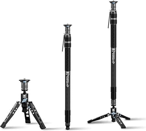 【ほぼ新品】SIRUI 一脚トラベル一脚 カーボン製 SVM-165