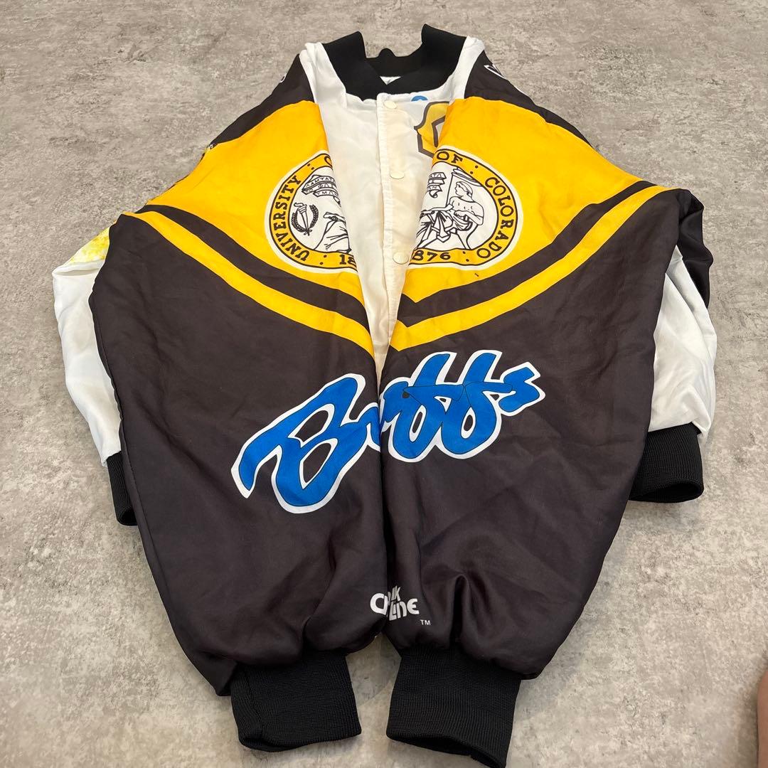 【希少】✨90s USA製　ボンバージャケット レア ボルダーバフ　XL