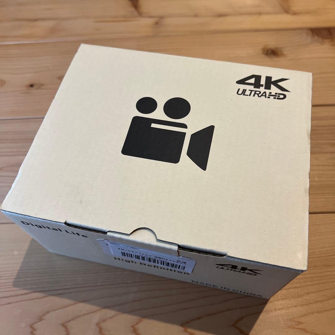 Sさま　4Kビデオカメラ 44MP IRナイトビジョン バッテリー2個