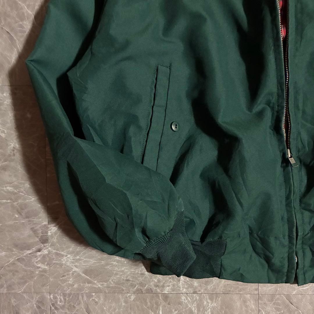 80s【USA製】Cal Craftハリントンジャケット チェックライナー