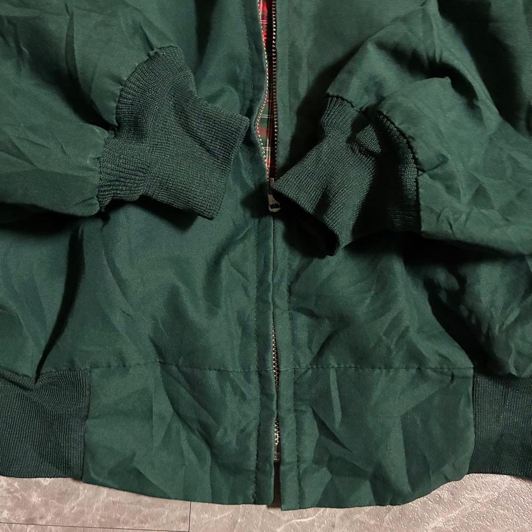 80s【USA製】Cal Craftハリントンジャケット チェックライナー