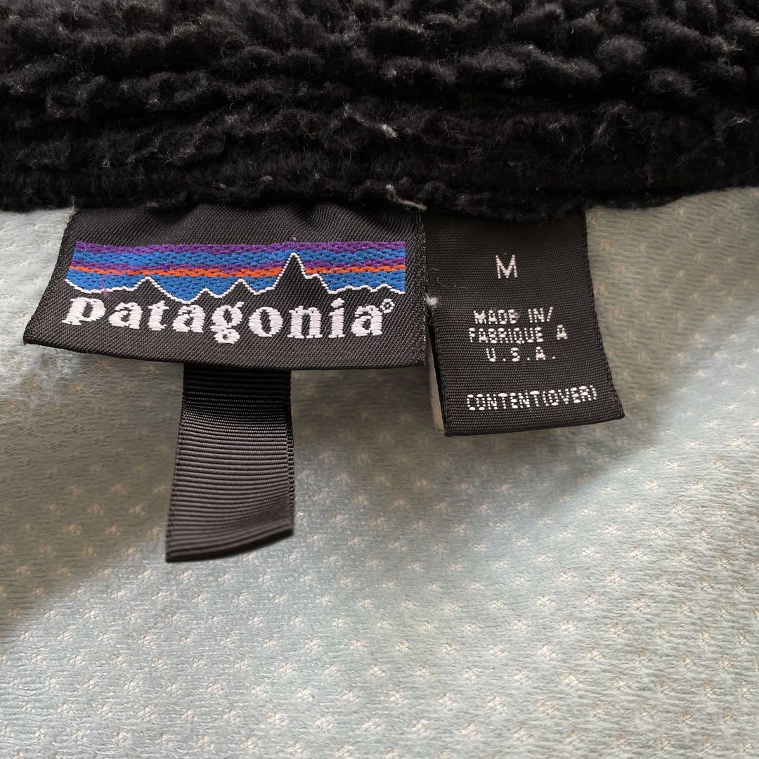 超希少⭐︎USA製　Patagonia レトロx ベスト　オールブラック　メンズM