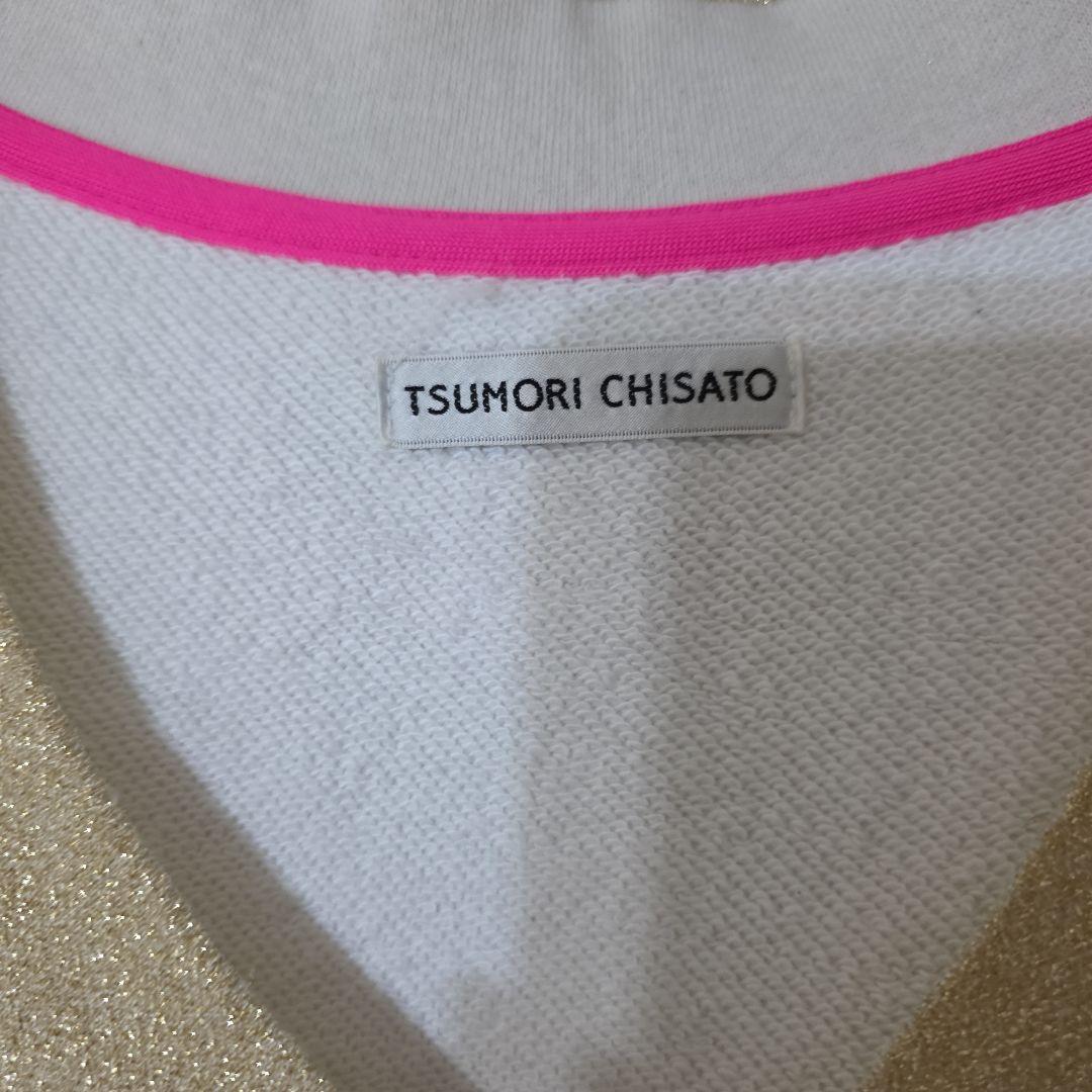 [希少]　TSUMORI CHISATO ヤシの木　スウェットワンピース