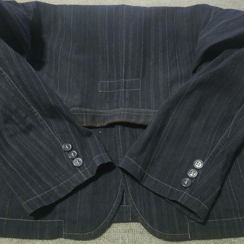 極希少 AD1999 コムデギャルソンオム 製品染め ストライプ JK 90s