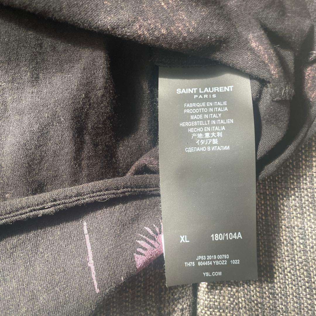 SAINT LAURENT パームツリーTシャツ XL