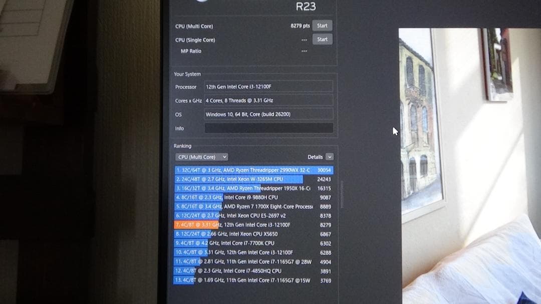 Intel Core i3-12100F CPU + 純正Cooler