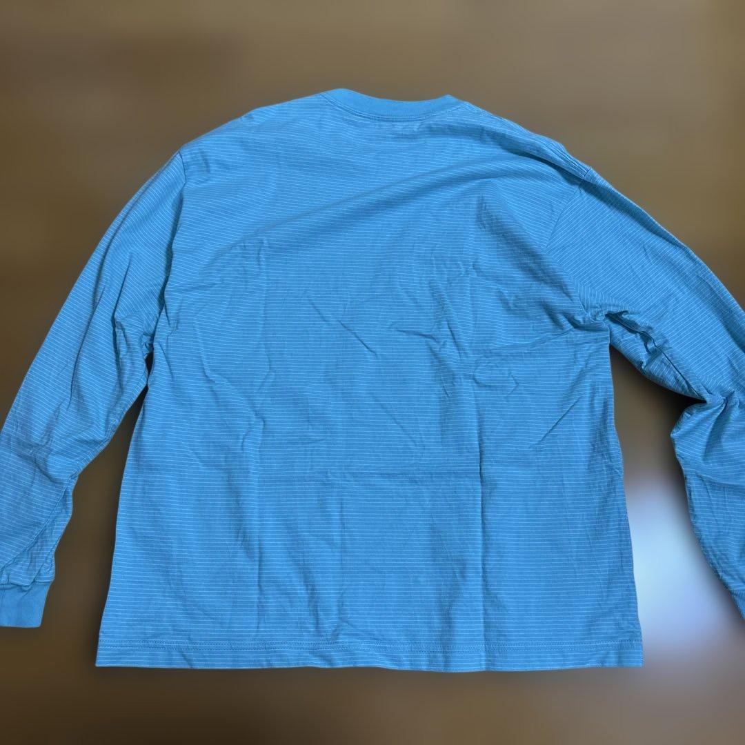 The Ennoy Professional ストライプTシャツ　水色