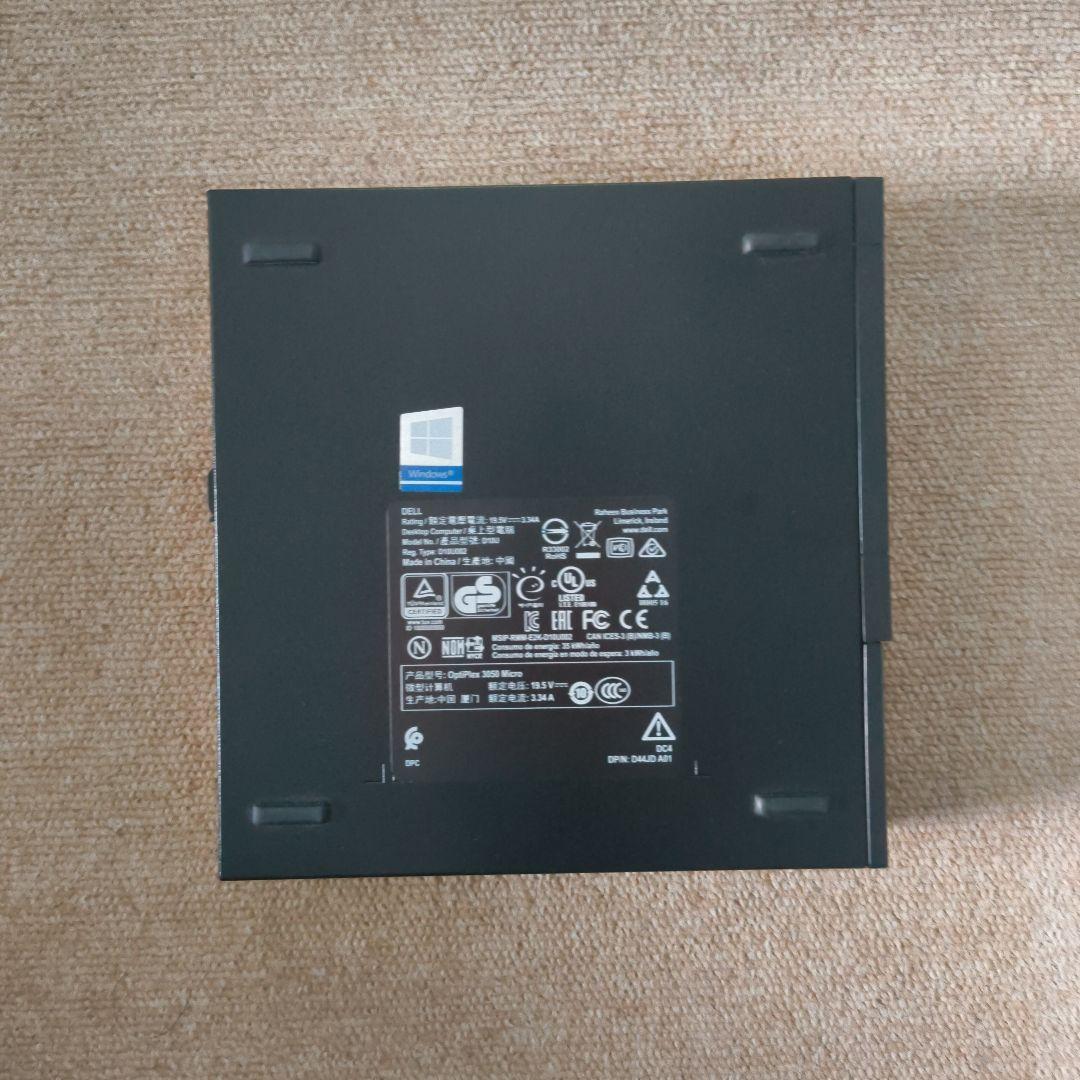 ミニPC Dell OptiPlex 3050 Micro
