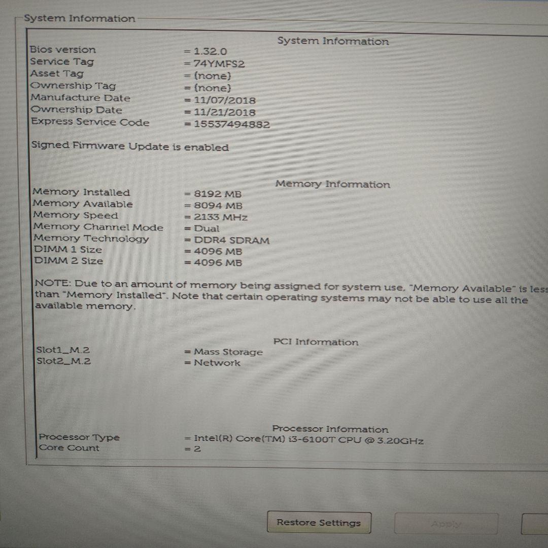ミニPC Dell OptiPlex 3050 Micro