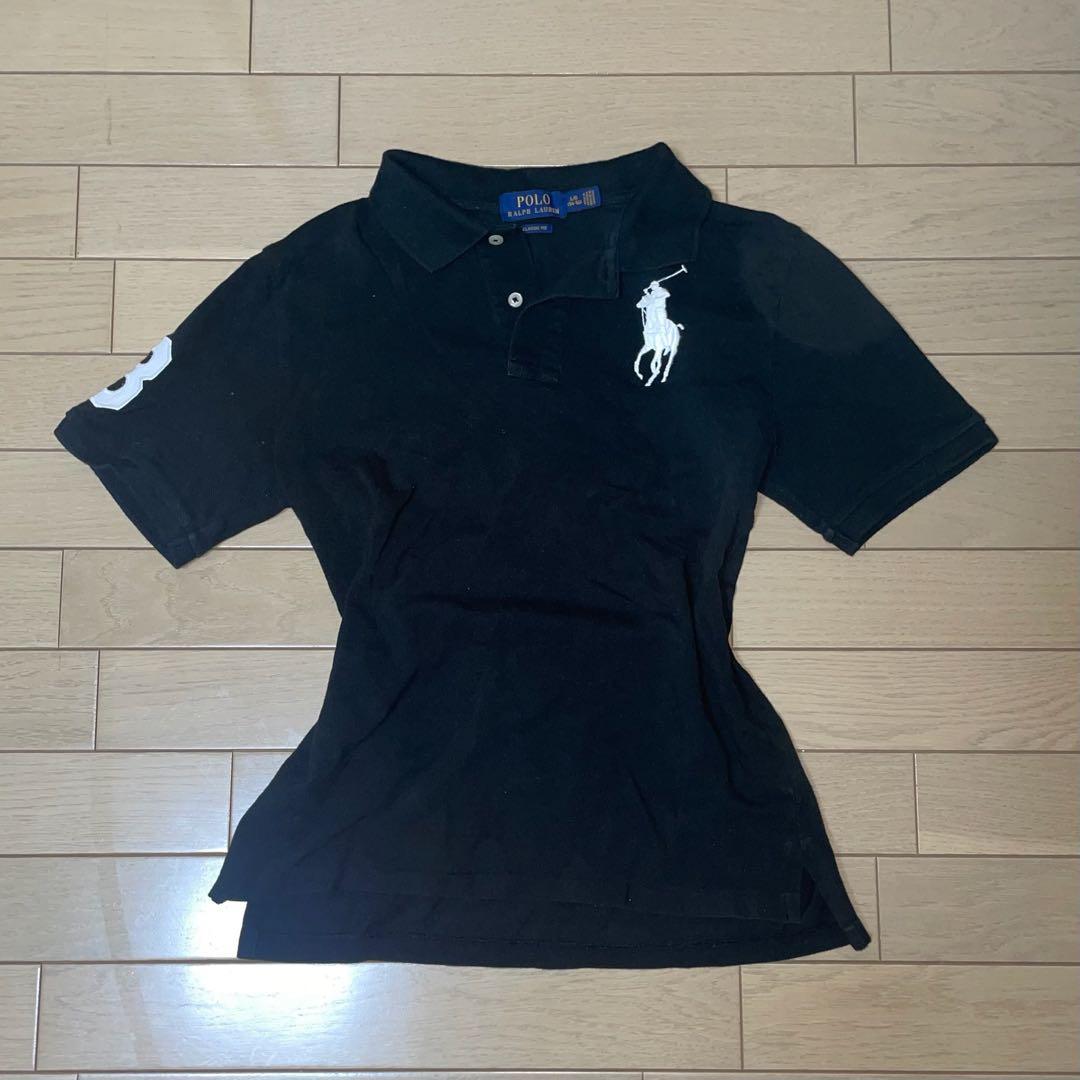 レア Polo Ralph Laurenビッグポニー ブラック 短丈 y2k