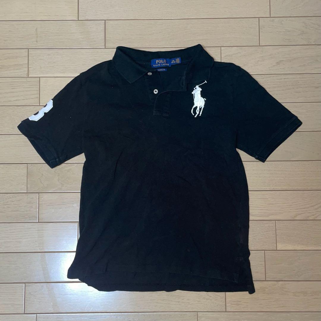 レア Polo Ralph Laurenビッグポニー ブラック 短丈 y2k