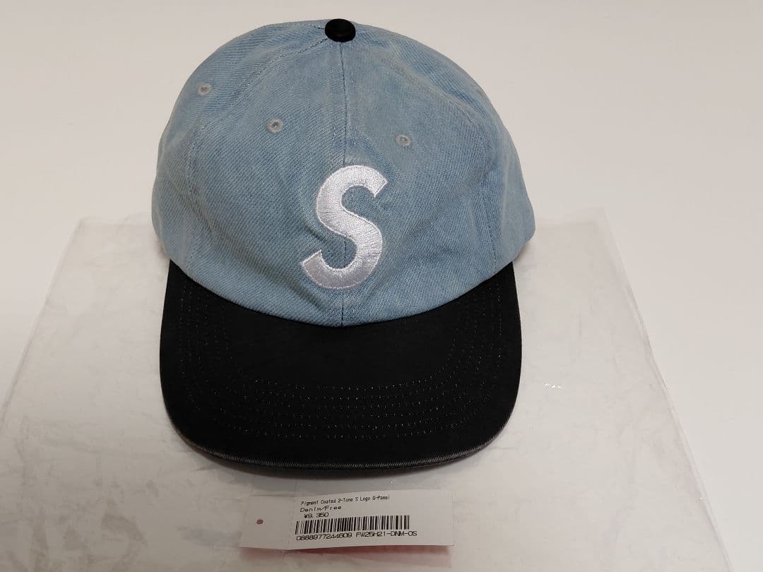 極美品　Supreme　Pigment　Coated　2-Tone　S Logo
