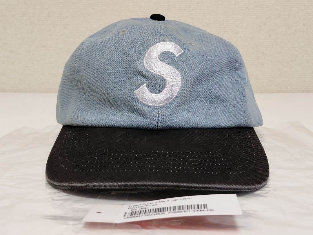 極美品　Supreme　Pigment　Coated　2-Tone　S Logo