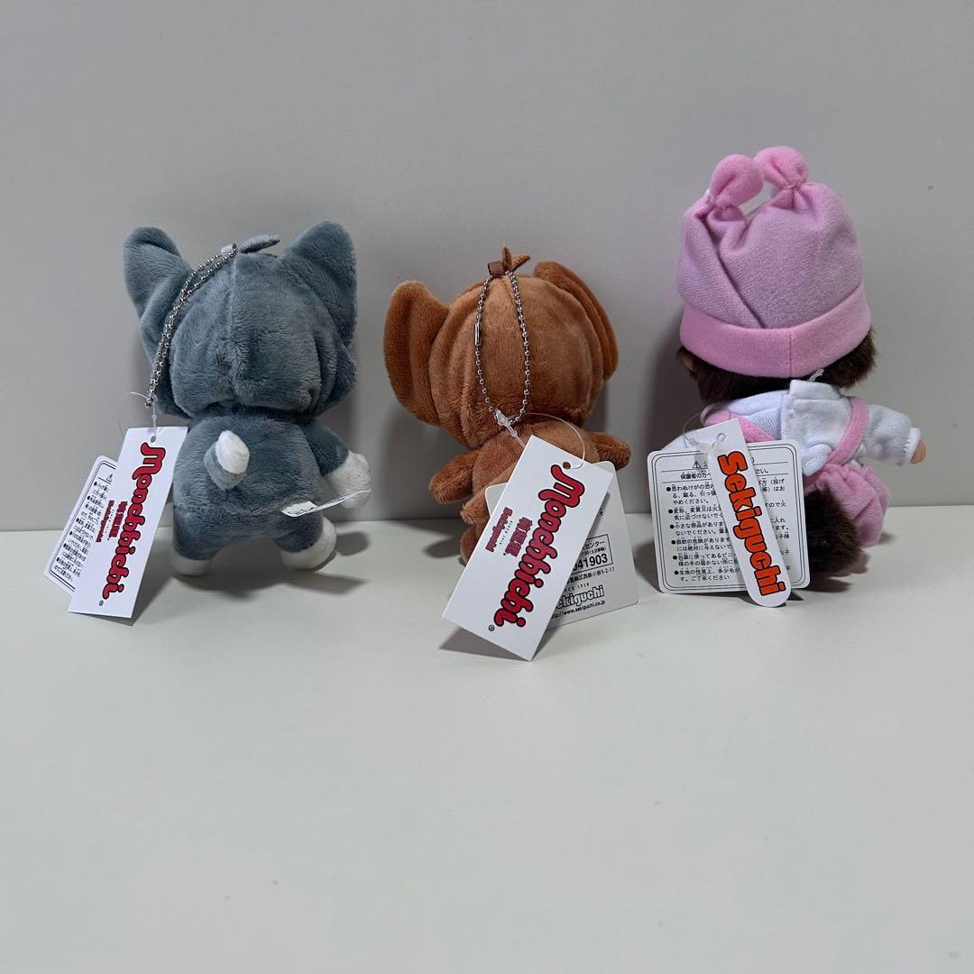 新品未使用 モンチッチ トムとジェリーとカラーとベビチッチ女の子 3個セット