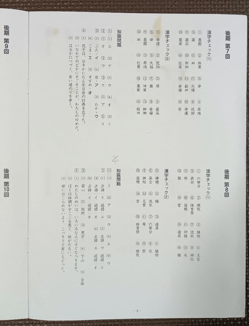 早稲田アカデミー 練成問題集 　小3 プレ 前期 後期 早稲アカ