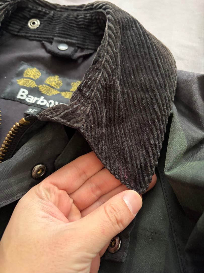 Barbour ブラックウォッチ オイルドジャケット 34 ビームス別注