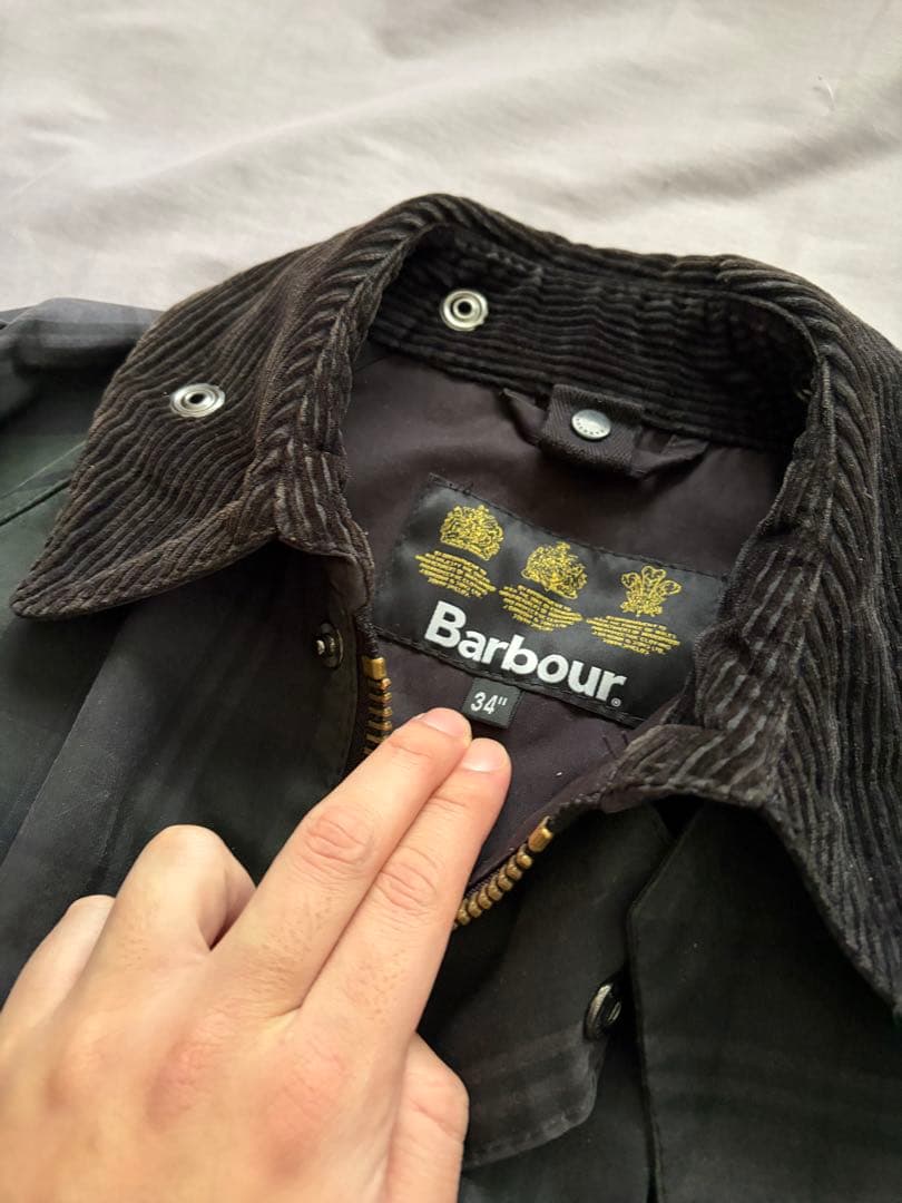 Barbour ブラックウォッチ オイルドジャケット 34 ビームス別注