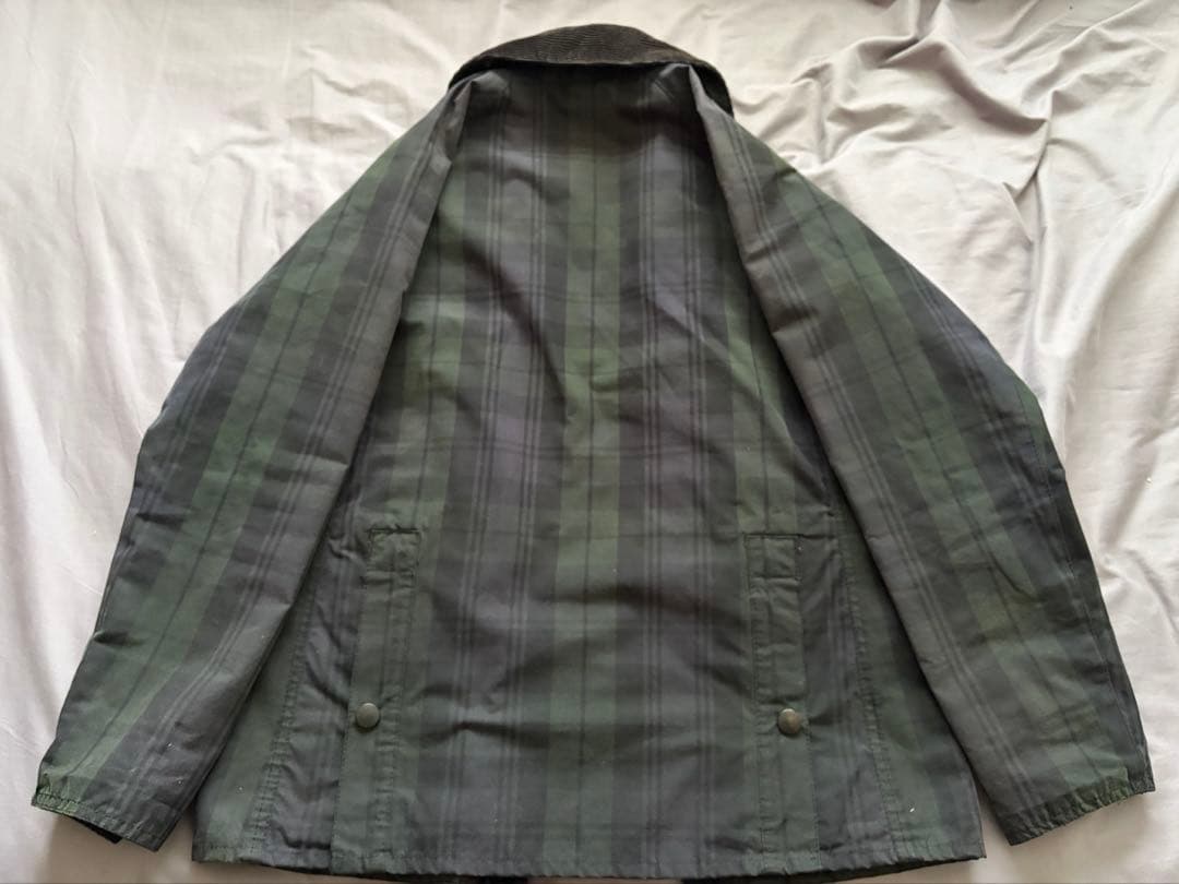 Barbour ブラックウォッチ オイルドジャケット 34 ビームス別注