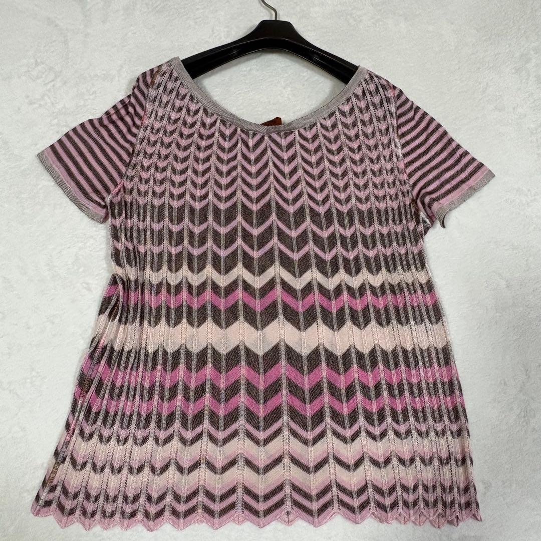 MISSONI 最高級オレンジタグ ニット セットアップ　大きいサイズ　44