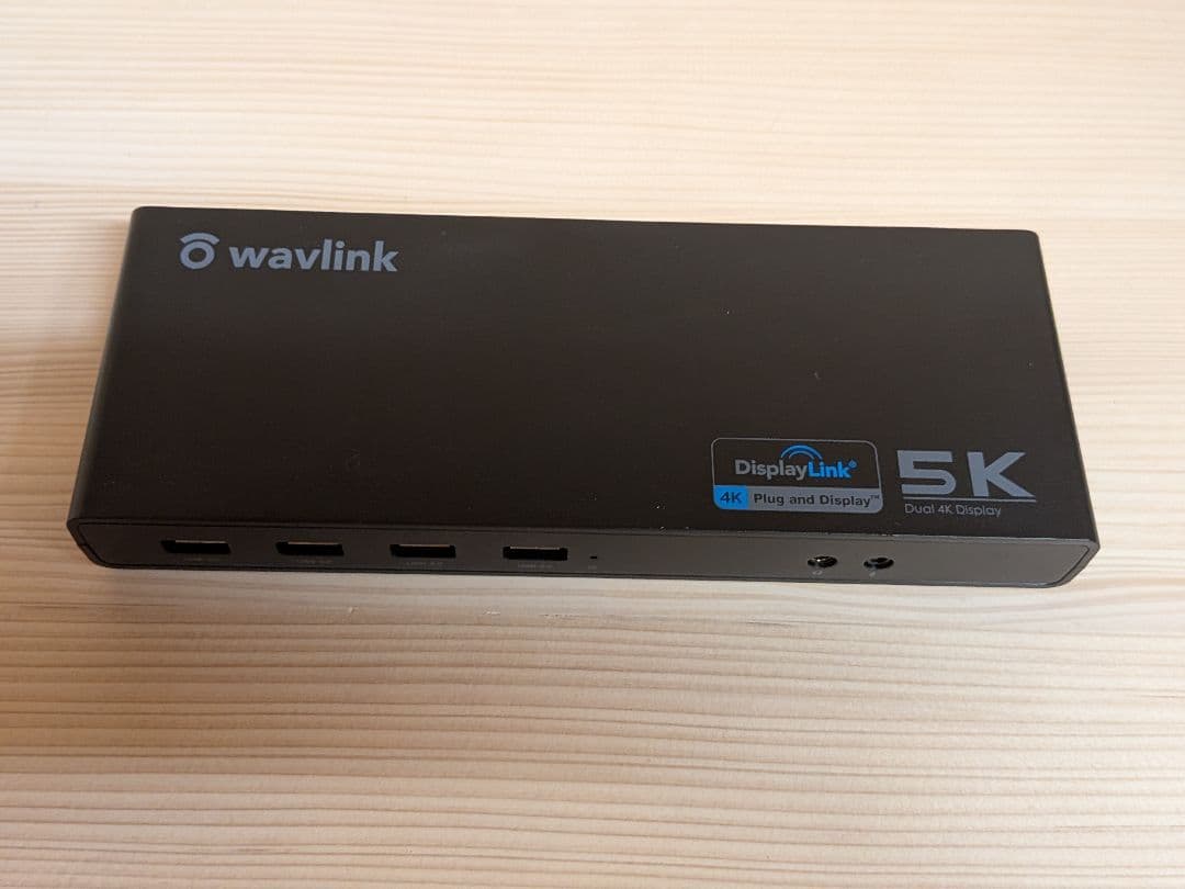 WAVLINK USB3.0 ウルトラ5K デュアル4Kドッキングステーション