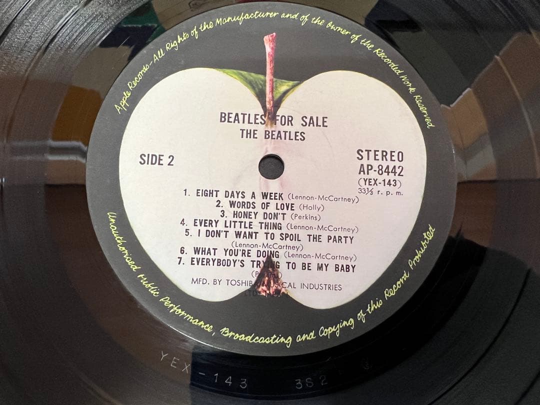 ビートルズ・フォー・セール 1969年盤 AP-8442 帯付 LP洋楽レコード